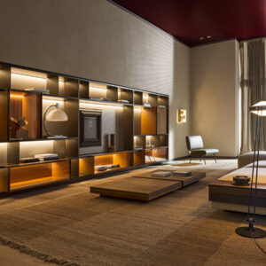 Модульный книжный шкаф 505 UP 2