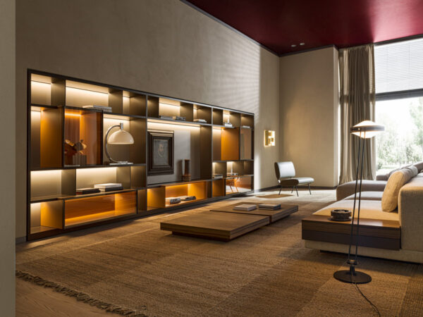 Модульный книжный шкаф 505 UP 2