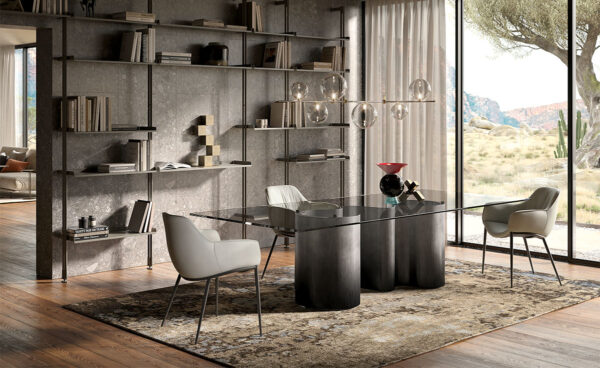 Обеденный стол PAPEL Glass 2