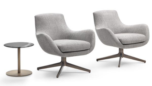 Кресло Brera Low поворотное 3