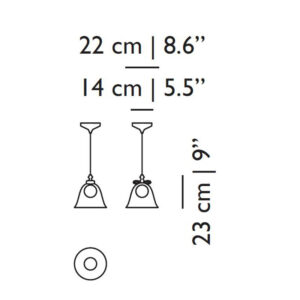 Подвесной светильник BELL LAMP S 8