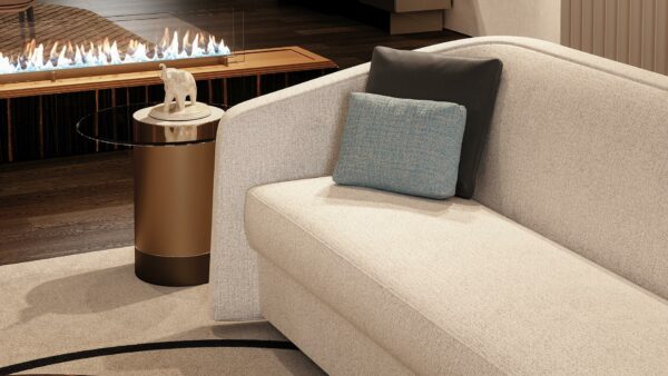 Кофейный столик TAU STEEL VETRO 3