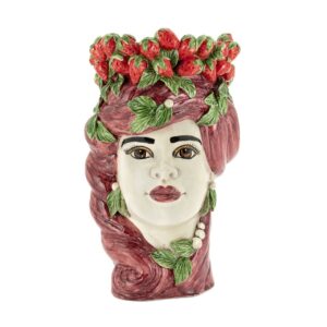 Ваза STRAWBERRIES HEAD LADY 3