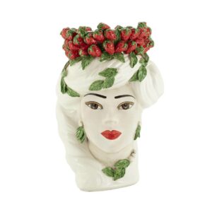 Ваза STRAWBERRIES HEAD LADY BIG 1