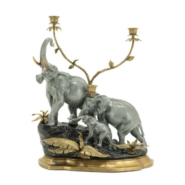 Подсвечник ATLANTA ELEPHANTS 4