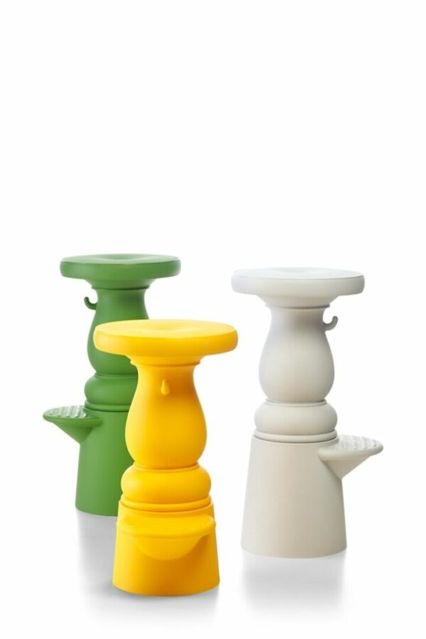 Барный стул CONTAINER HIGH WHITE 3