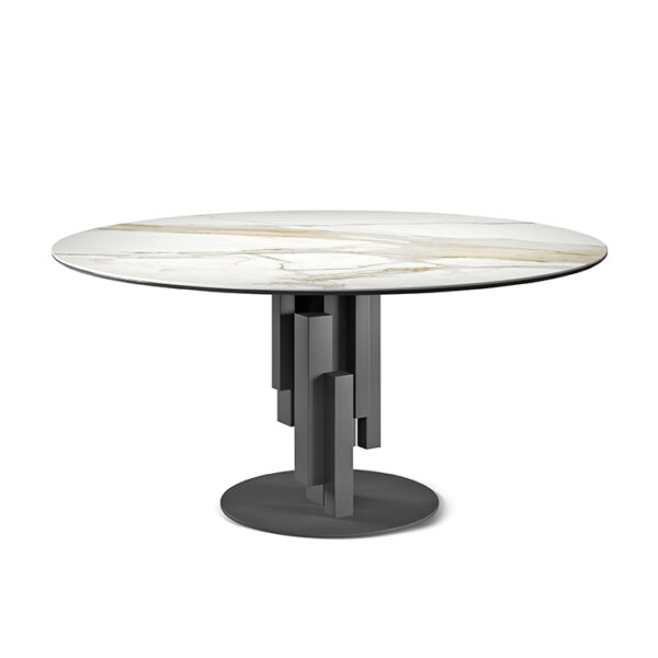 Обеденный стол skyline keramik round 1