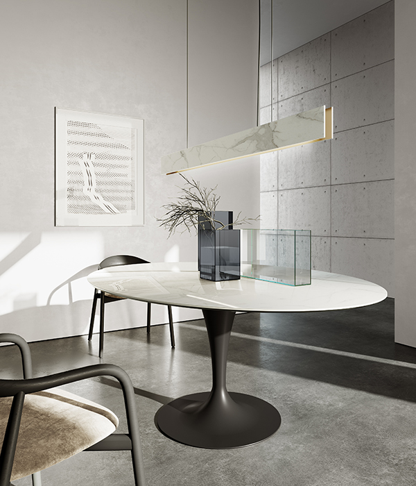 Стол FLÛTE ELLIPTICAL 2