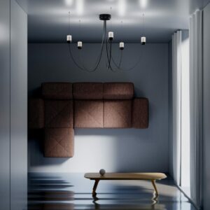 Подвесной светильник GRAVITY 5 BLACK 7