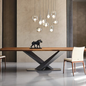 Обеденный стол stratos wood 9