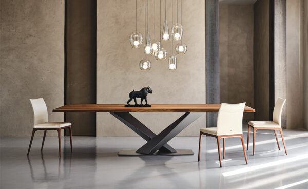 Обеденный стол stratos wood 9