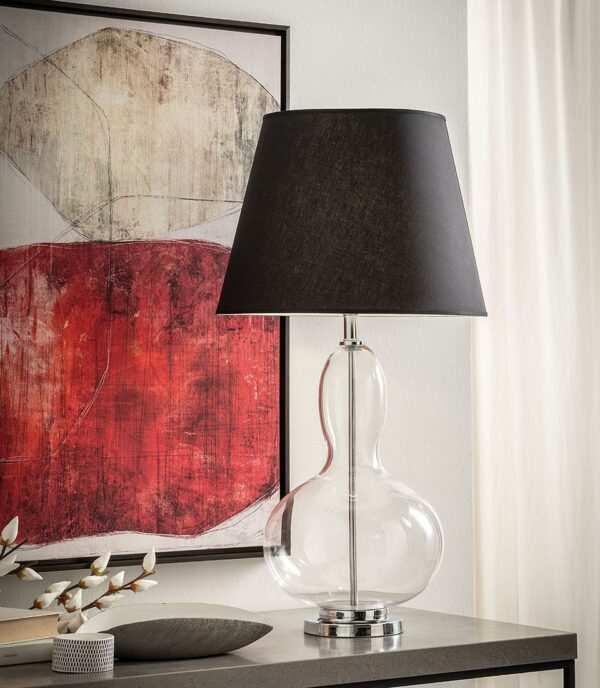 Настольная лампа GLASS. Black 2