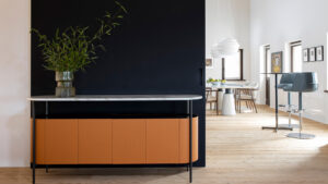 Барный стул ARCHIBALD steel base 10