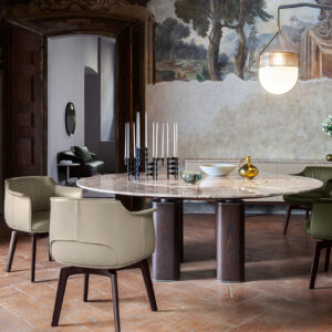 Стол JANE round. With lazy Susan 8