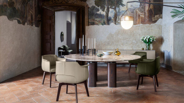 Стол JANE round. With lazy Susan 8