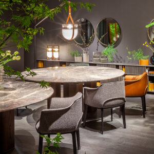 Стол JANE round. With lazy Susan 6