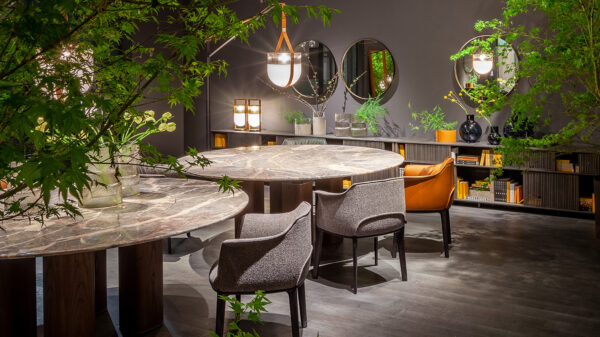 Стол JANE round. With lazy Susan 6