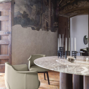 Стол JANE round. With lazy Susan 9