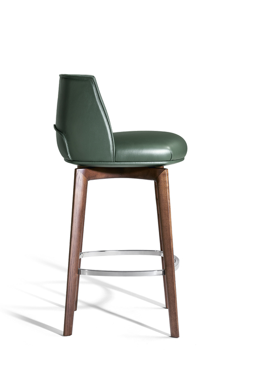 Барный стул ARCHIBALD wood base 3