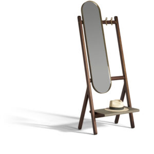 Напольное зеркало с вешалками REN 2