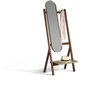 Напольное зеркало с вешалками REN 3