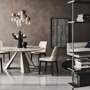 Обеденный стол Eliot Keramik Round 4