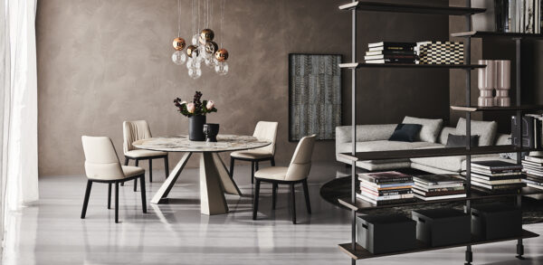 Обеденный стол Eliot Keramik Round 4