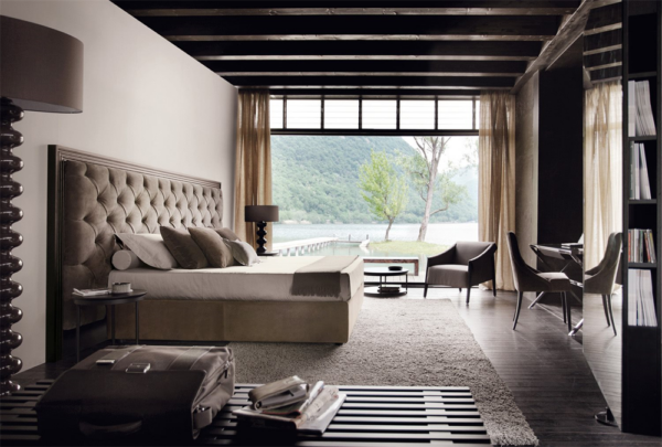 Кровать Enya capitonné 2