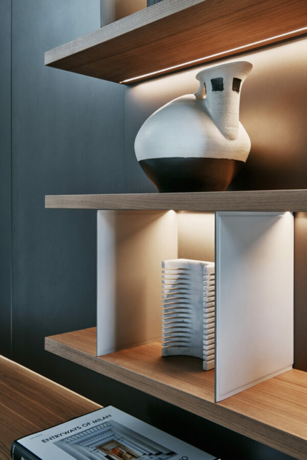 Модульный книжный шкаф GRID 4