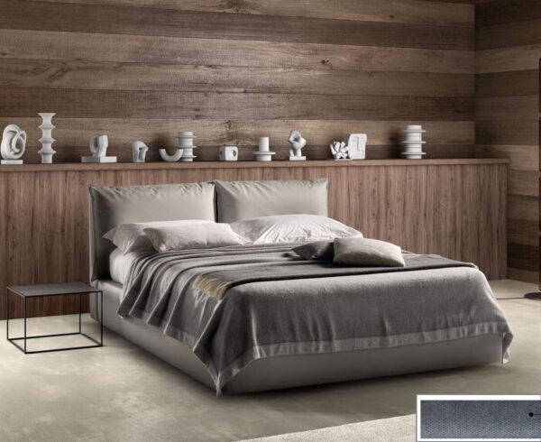 Кровать Quiet LIGHT 180*200 Velvet 608 1