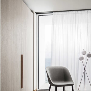 Шкаф с распашными /раздвижными  дверьми Plana Pianca 4