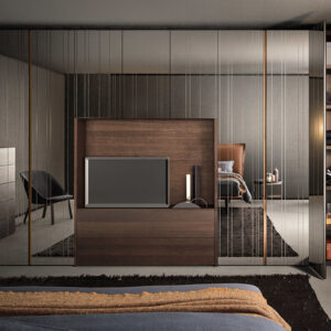 Шкаф с распашными/раздвижными  дверьми Raggio Pianca 1