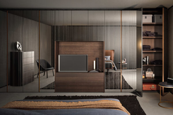 Шкаф с распашными/раздвижными  дверьми Raggio Pianca 1