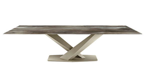 Обеденный стол Stratos crystalart 1