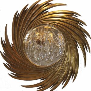 Зеркало SWIRL GOLD 2