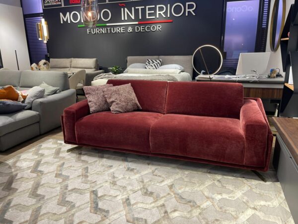 Диван-кровать SPACE бордовый 3