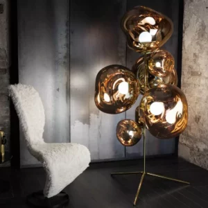 Торшер MELT STAND CHANDELIER GOLD 10