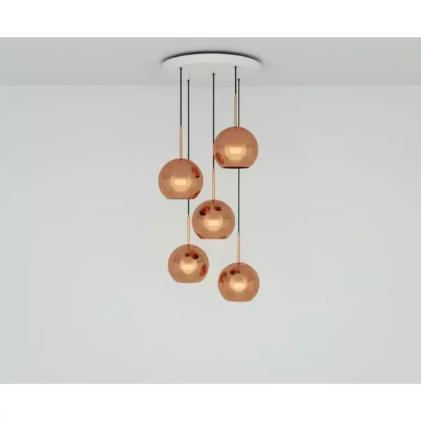 Подвесной светильник COPPER LED 25cm ROUND PENDANT SYSTEM 1