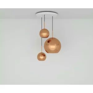 Подвесной светильник COPPER LED TRIO ROUND PENDANT SYSTEM 1