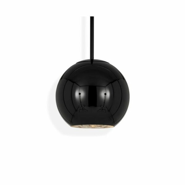 Подвесной светильник COPPER ROUND PENDANT BLACK 25CM 2
