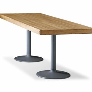 Стол 11 TABLE PIEDS COROLLE, PLATEAU BOIS 1