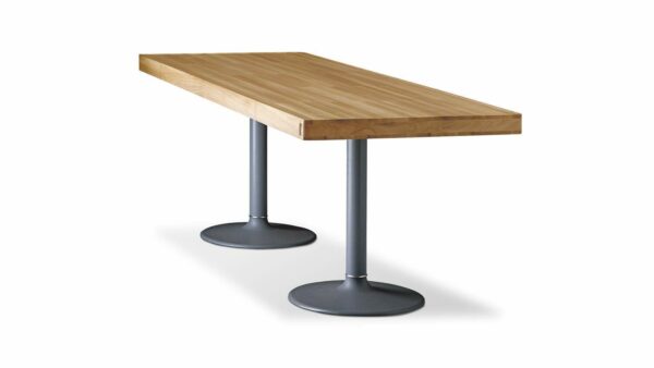 Стол 11 TABLE PIEDS COROLLE, PLATEAU BOIS 1