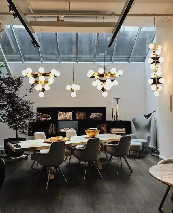 Люстра PLANE DROP CHANDELIER 8