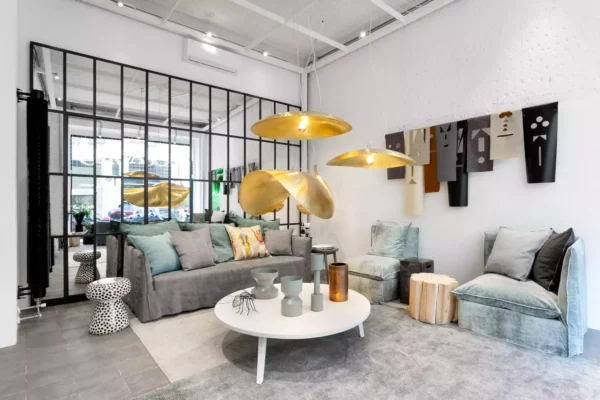 Подвесной светильник Suspension lamp 95-96 Collection Brass 2