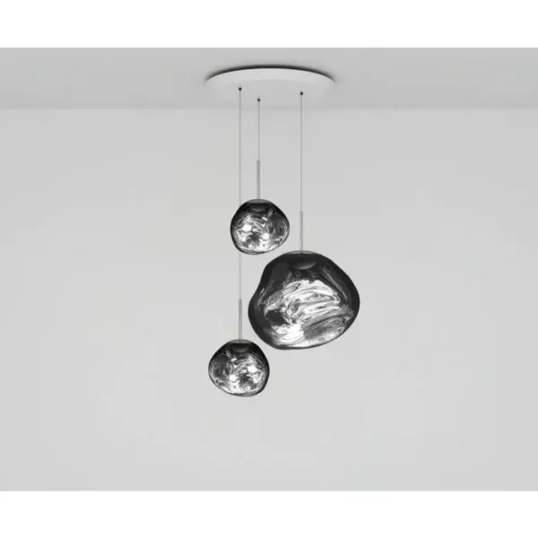 Подвесной светильник MELT CHROME TRIO PENDANT SYSTEM 1