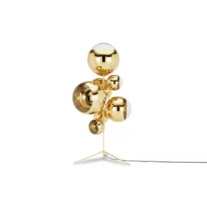 Торшер MIRROR BALL STAND CHANDELIER GOLD 4