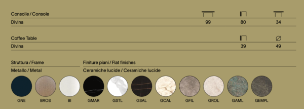 Журнальный столик Divina 4