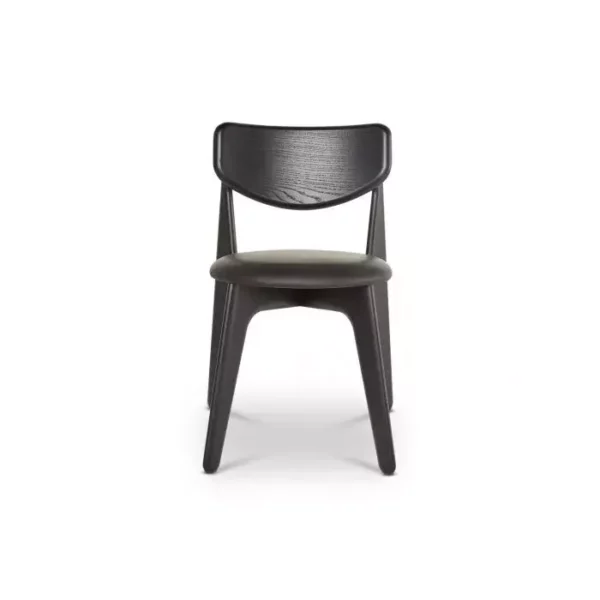 Стул SLAB Black upholstered 2