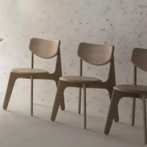Стул SLAB Natural upholstered 13