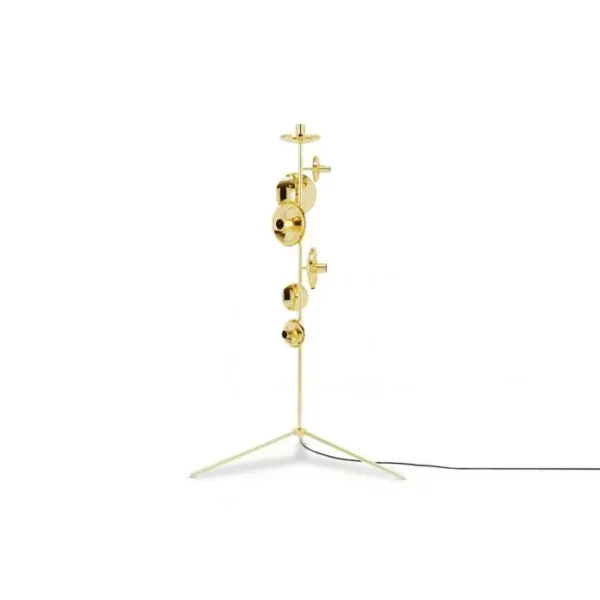 Торшер MIRROR BALL STAND CHANDELIER GOLD 6